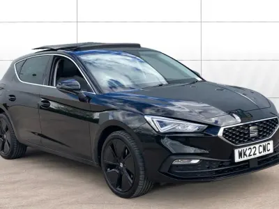 Used Seat Leon XCELLENCE Lux 110 HP (80 kW) 2022 Black Hatchback