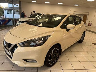 Begagnad Nissan Micra Acenta 2022 Vit Halvkombi
