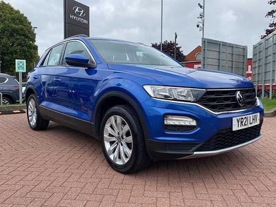 Blue Used 2021 VW T-Roc SE SUV | £15,300 (Good price)