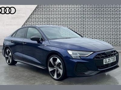 Blue Used 2025 Audi A3 Black Edition Sedan | £29,595 (Expensive)