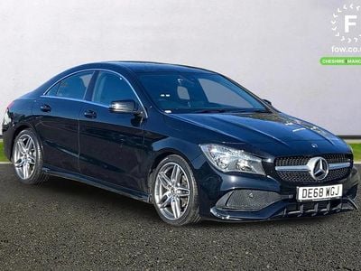 Used Mercedes CLA180 AMG line 122 HP (89 kW) 2018 Black Sedan
