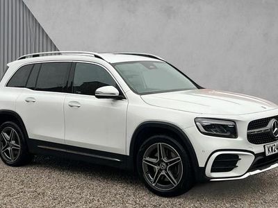 Moonstone white metallic Used 2024 Mercedes GLB220 AMG Line Premium SUV | £31,480 (Fair price)