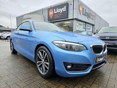 Used BMW 218 Sport Line 2018 Blue Coupe