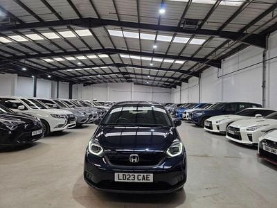 Begagnad Honda Jazz SR 2023 Blå Halvkombi