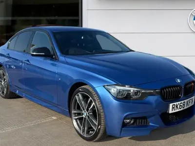Usado BMW 320 Efficient Dynamics 181 CV (133 kW) 2018 Azul