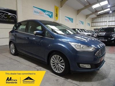 Blue Used 2018 Ford C-MAX Titanium MPV | £10,000 (A bit pricey)