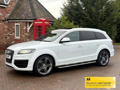 White Used 2015 Audi Q7 S-Line SUV | £12,990 (Fair price)