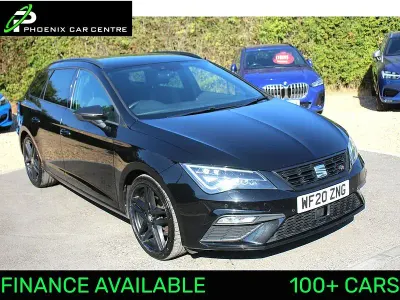 Used Seat Leon Black Edition 2020 Midnight black metallic Estate