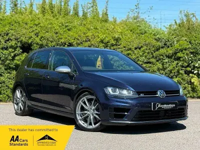 Used VW Golf VII R 2015 Blue Hatchback