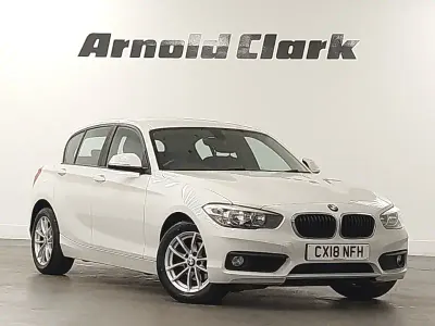Used BMW 118 Performance 136 HP (100 kW) 2018 White Hatchback