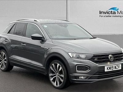 Used VW T-Roc R-line 115 HP (84 kW) 2019 Urano grey SUV
