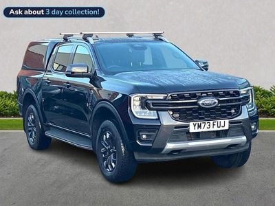 Black Used 2023 Ford Ranger Wildtrack Pickup | £28,790 (Fair price)