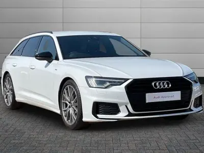 Used Audi A6 Black Edition 204 HP (150 kW) 2023 White Estate