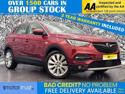 Used Vauxhall Grandland X Elite 130 HP (95 kW) 2020 Red SUV