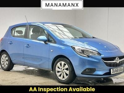 Used Vauxhall Corsa Design Edition 75 HP (55 kW) 2018 Blue Hatchback