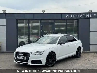 Used Audi A4 Black Edition 150 HP (110 kW) 2017 White Sedan