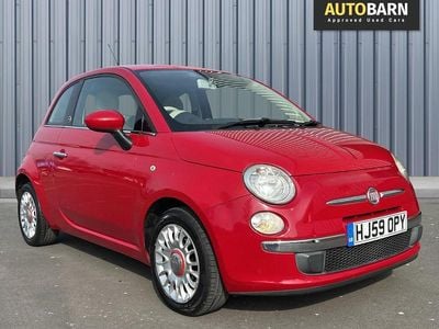 Used Fiat 500 S 69 HP (50 kW) 2009 Red Cabriolet