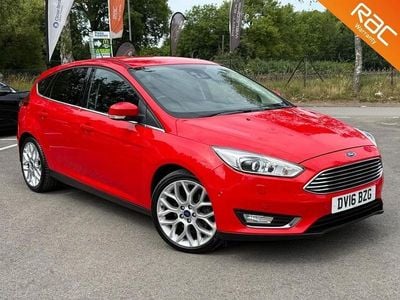 Used Ford Focus Titanium X 182 HP (133 kW) 2016 Red Hatchback