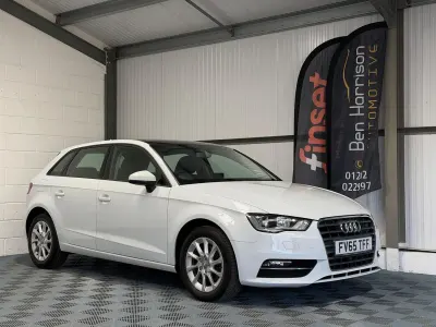 Used Audi A3 2015 White Hatchback