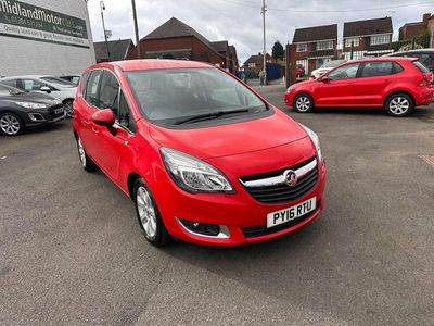 Used Vauxhall Meriva 100 HP (73 kW) 2016 Red MPV