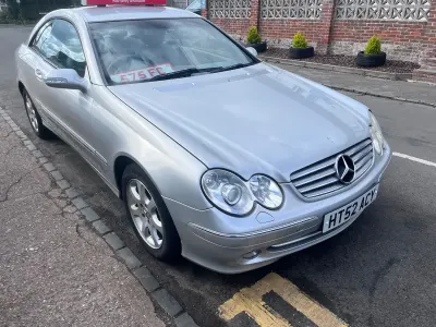 Used Mercedes CLK240 Elegance 2003 Silver Coupe