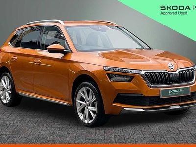 Used Skoda Kamiq SE L Executive 110 HP (80 kW) 2022 Phoenix orange metallic SUV