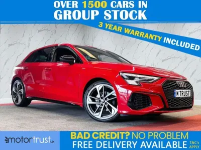 Usado Audi A3 Sportback Design 150 CV (110 kW) 2020 Rojo Utilitario