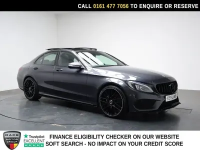 Begagnad Mercedes C220 AMG line 170 HK (125 kW) 2014 Grå Sedan