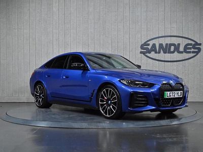 Blue Used 2022 BMW i4 Comfort Edition Sedan | £33,799 (Fair price)