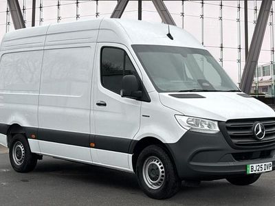 New Mercedes E-Sprinter 100 kW (136 HP) 2025 White Van