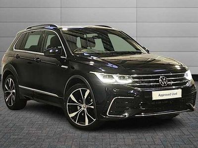 Black Used 2021 VW Tiguan R-line SUV | £21,991 (Fair price)