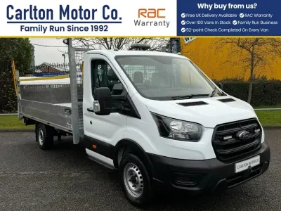 Usado Ford Transit S 130 CV (95 kW) 2020 Blanco Descapotable