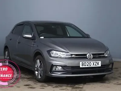Usado VW Polo R-line 115 HP (84 kW) 2020 Cinzento Citadino