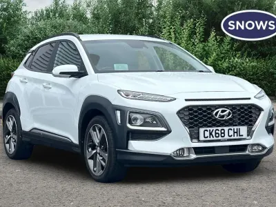 Used Hyundai Kona Premium 177 HP (130 kW) 2018 White SUV