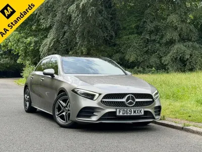 Used Mercedes A250 AMG Line Premium Plus 224 HP (164 kW) 2019 Silver Hatchback