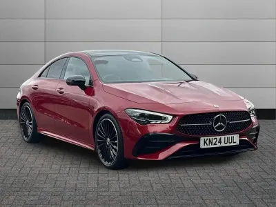 Used Mercedes CLA200 AMG Line Premium Plus 161 HP (118 kW) 2024 Red Coupe