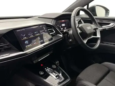 Used Audi Q4 e-tron S-Line 125 kW (170 HP) 2023 Black SUV