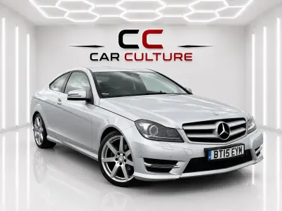 Used Mercedes C220 Sport Edition 170 HP (125 kW) 2015 Silver Coupe