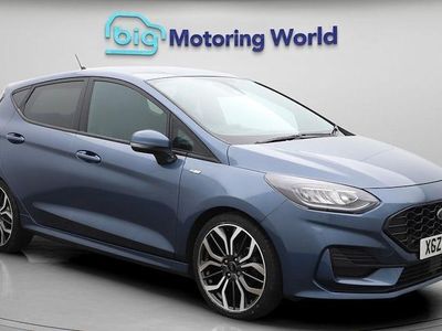 Used Ford Fiesta ST-Line X 125 HP (91 kW) 2021 Blue Hatchback
