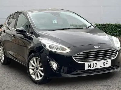 Usado Ford Fiesta Titanium 95 HP (69 kW) 2021 Preto Citadino