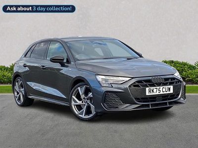 Used Audi A3 Black Edition 150 HP (110 kW) 2025 Grey Hatchback