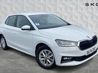 Used Skoda Fabia Comfort 94 HP (69 kW) 2024 Moon white metallic Hatchback