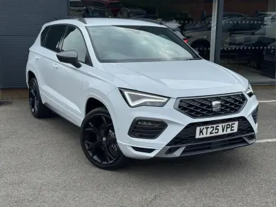 Nowe Seat Ateca Black Edition 150 KM (110 kW) 2025 Biały SUV