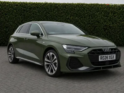 Used Audi A3 Sportback S-Line 2026 Green Hatchback