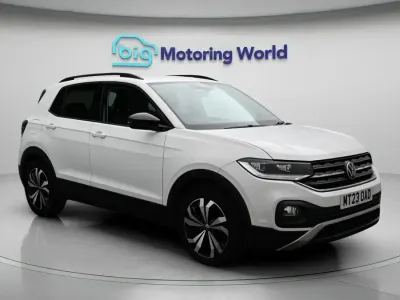 Used VW T-Cross Black Edition 110 HP (80 kW) 2023 White SUV