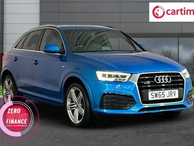 Usado Audi Q3 S-line plus 184 HP (135 kW) 2016 Azul SUV