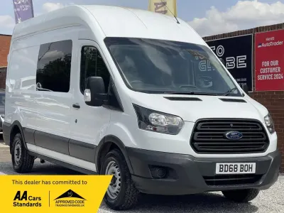 Used Ford Transit 130 HP (95 kW) 2018 White Van