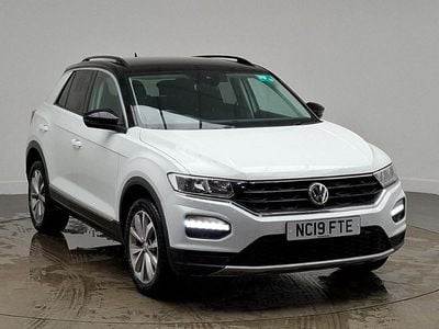 Begagnad VW T-Roc Design 115 HK (84 kW) 2019 Vit SUV