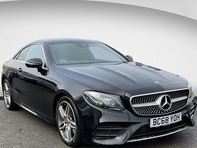 Used Mercedes E300 AMG line 245 HP (180 kW) 2019 Black Coupe