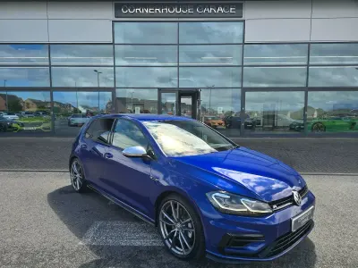 Used VW Golf VII R 2018 Blue Hatchback